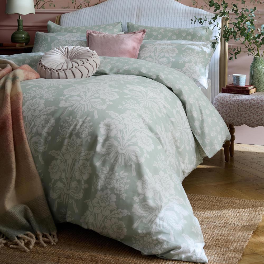Laura Ashley Tatton Duckegg Green Duvet Cover Set